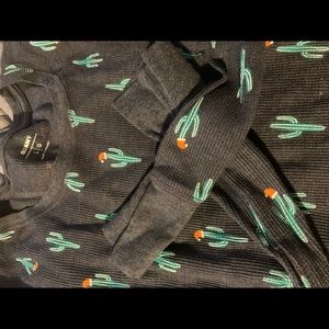 Christmas thermal Pajama too cactus XXL